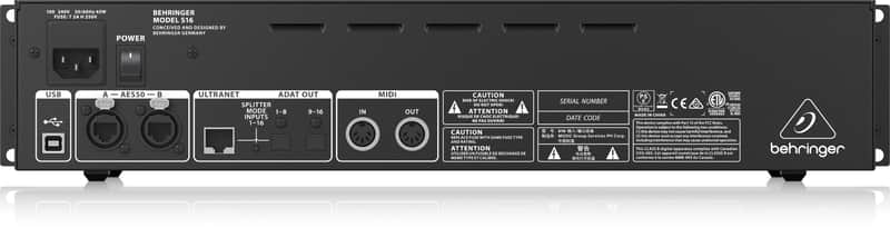 Behringer S16 Digital Snake Personal Monitor System image 1