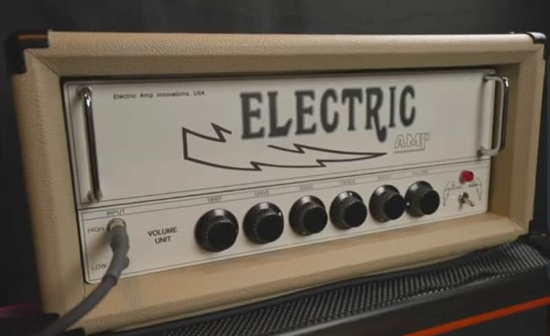 MATAMP USA ORANGE ELECTRIC AMP INNOVATIONS Volume Unit 180 watt Kt88 Non Master Volume 2009 - Blonde image 1