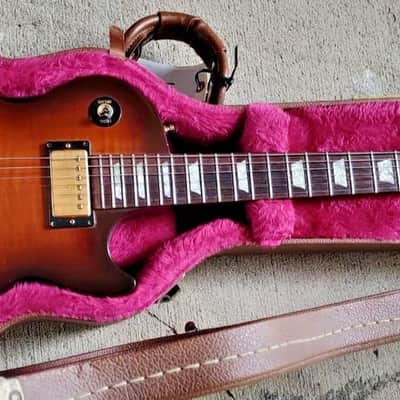 Gibson Les Paul Studio 2001 - wine sunburst red flame maple image 3