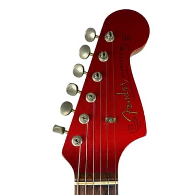 Fender Japan 66 Reissue Jazzmaster 1999-2002 - Candy Apple Red - Matching Headstock image 10