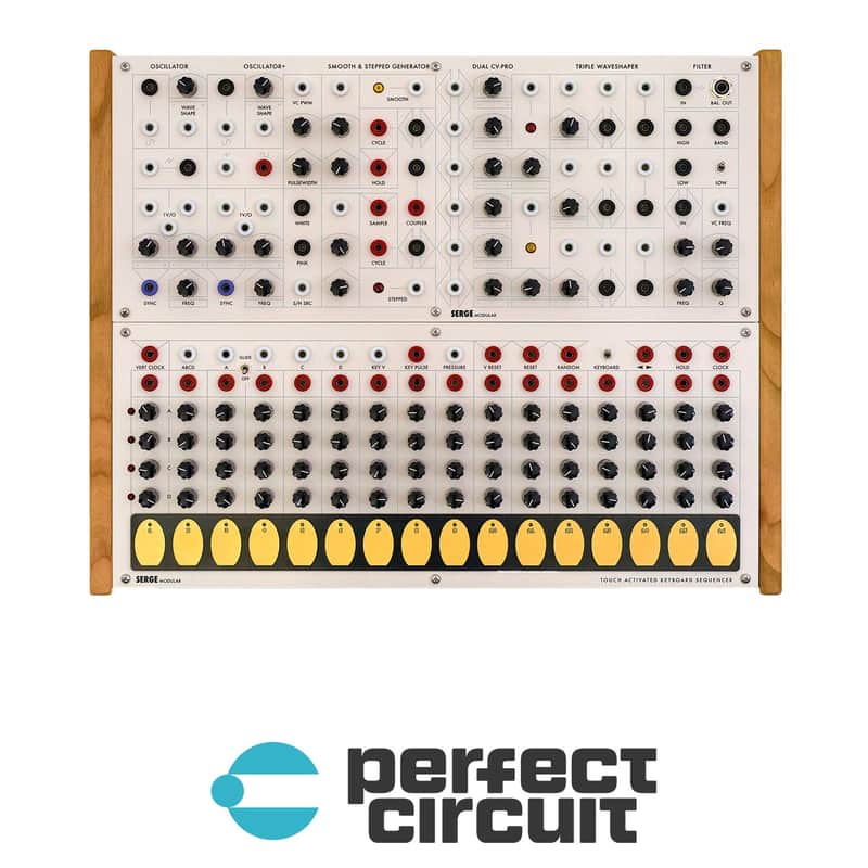 Random Source Serge Paperface 50 Modular Synthesizer (Helios + TKB) image 1