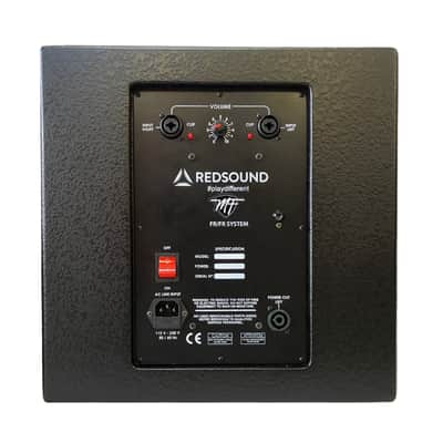 Red Sound MF10-Stereo Bundle FR/FR Speaker Cabinets Black image 6