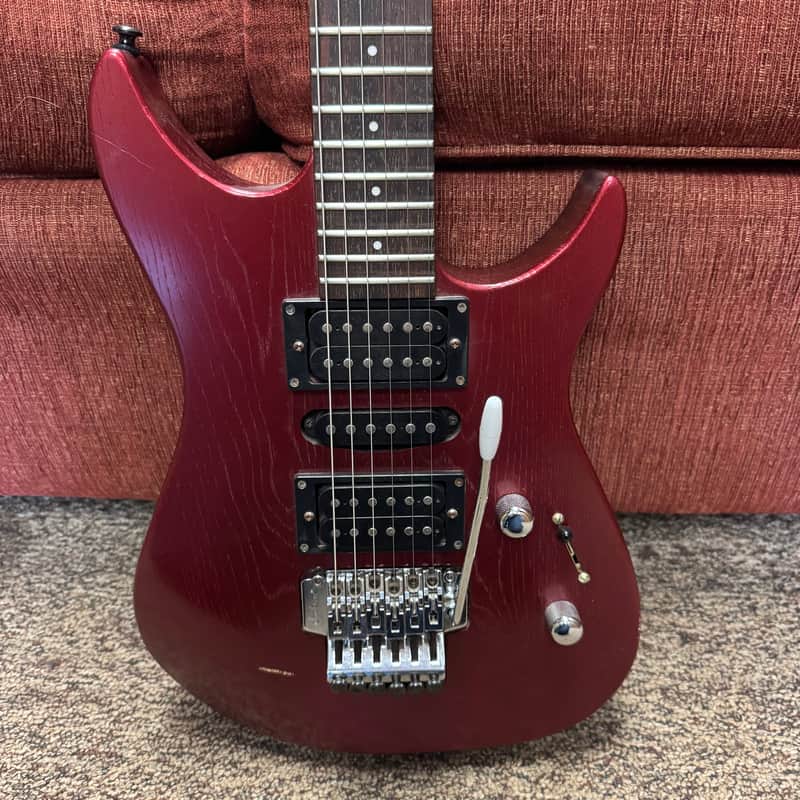 Jackson SDK2 Super Dinky HSH w/Floyd Rose Burgundy Oak image 1