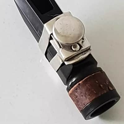 Ben Davis Vocaltone Silver Jazz Bb Clarinet Mouthpiece + Ligature - Vintage Rare image 14