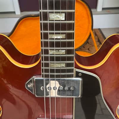 Gibson ES-330TD 1967 - Long Neck - Sparkling Burgundy image 4