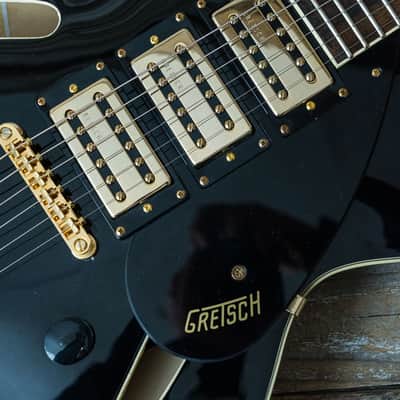 2022 Gretsch Streamliner G2627TG 3-Pickup - Black & Gold w/Cs image 12