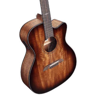 Alvarez Guitars AF66CE Artist Series OM/Folk Acoustic-Electric Guitar w/Cutaway  -Shadowburst image 8