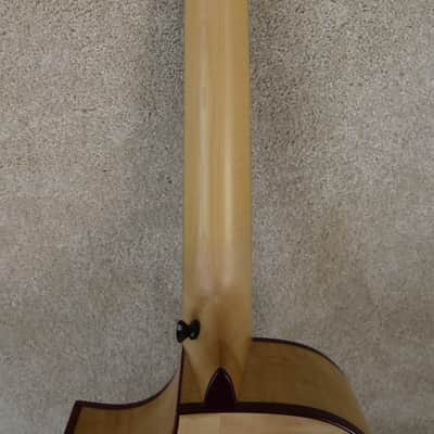 Kala All Solid Flame Maple Cutaway Baritone Ukulele w/ EQ & Bag (KA-ASFM-B-CE) image 9