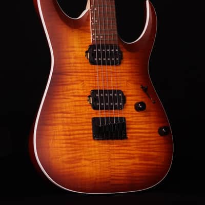 Ibanez RGA42FM Flame Maple Top Electric, Dragon Eye Flat image 4