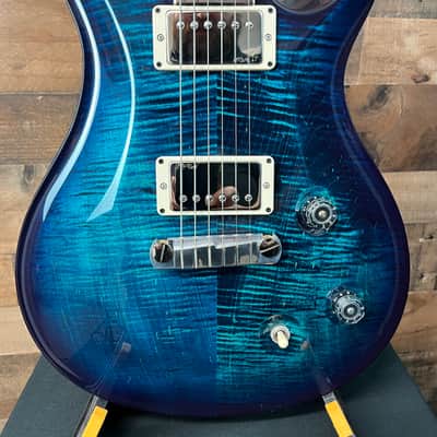 PRS McCarty, Flame Maple, River Blue Wrap Burst, Free Ship, Upgraded PRS Paisley HSC, 344 image 5