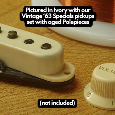 Relic Vintage Style Stratocaster Strat Plastics Set Covers Knobs & Tips image 9