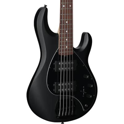 Sterling by Music Man Ray5HH Electric Bass, 5-String, Stealth Black image 1