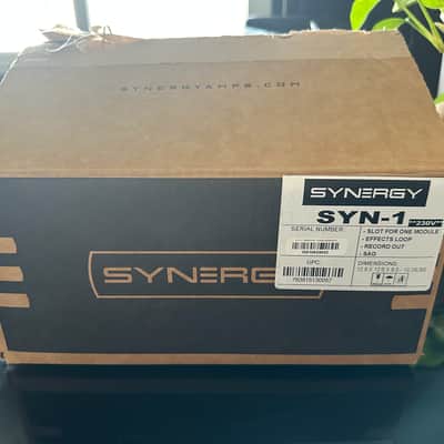 Synergy SYN-1 Rack Mount Preamp with 1 Module Slot 2017 - Black image 12