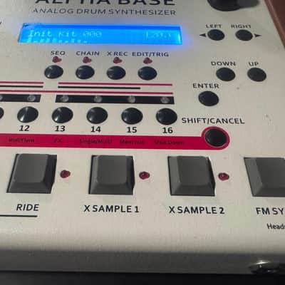 JoMox Alpha Base Analog Drum Synthesizer 2017 - Present - White / Natural image 2