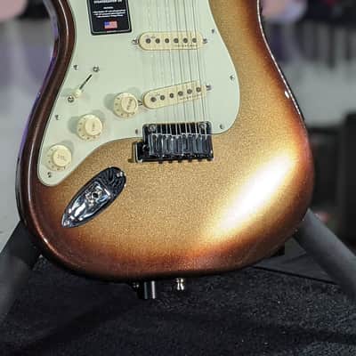 Fender American Ultra Stratocaster Left-handed - Mocha Burst Maple Fingerboard! 920 FREE PLEK! image 2