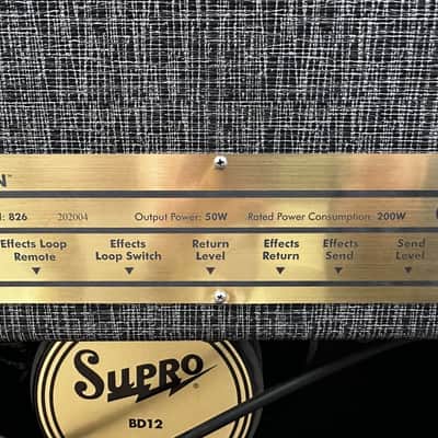 Supro 1699R Statesman 2-Channel 50-Watt Tube Guitar Combo Amp w/ Footswitch - Open Box image 16