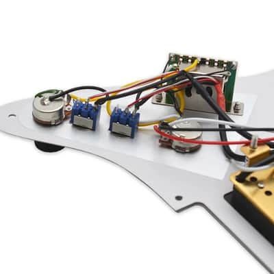 HSH DOUBLE HUMBUCKER SPLIT COIL LOADED PICKGUARD STRATS image 3
