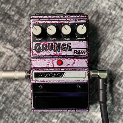 DOD FX69 Grunge Distortion Pedal • Vintage USA Made • Purple Crackle • Fully Working image 9