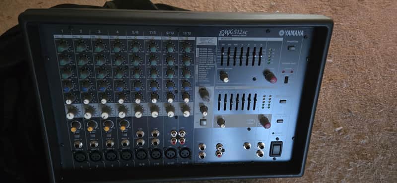 Yamaha EMX212S 12 Channel Powered Analog Mixer 2010s image 1