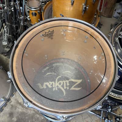 Ludwig 1970s mahogany 14 inch hanging floor Tom image 6