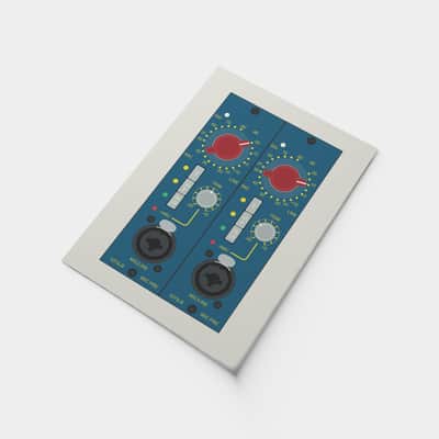 Preamp Module Print - Music Producer Poster, Neve Mic Pre Print (30x40cm Size) image 2