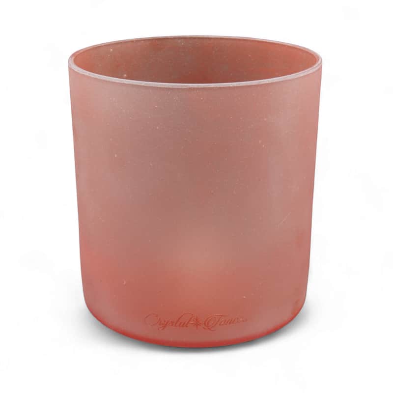 Crystal Tones 6" Pink Himalayan Salt Quartz Crystal Singing Bowl (A4+15) image 1