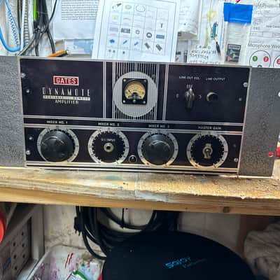 Super Hotroded Gates Dynamote Microphone Preamp with 48V+,rack ears, DI input, Internal PSU and more - Mic Pre image 5