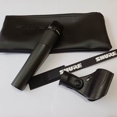 Shure SM57 Cardioid Dynamic Microphone - with zip case and mic clip
