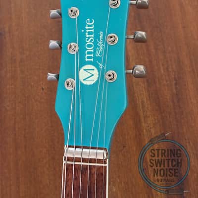 Mosrite of California Guitar, The Ventures '65, RARE, Marine Blue, 1990’s, OHSC image 7