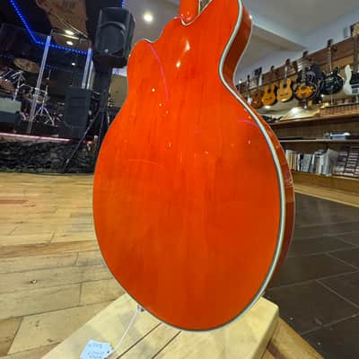 Gretsch G5622T Electromatic Center Block Double Cutaway with Bigsby, Laurel Fretboard 2019 - Present - Orange Stain image 9