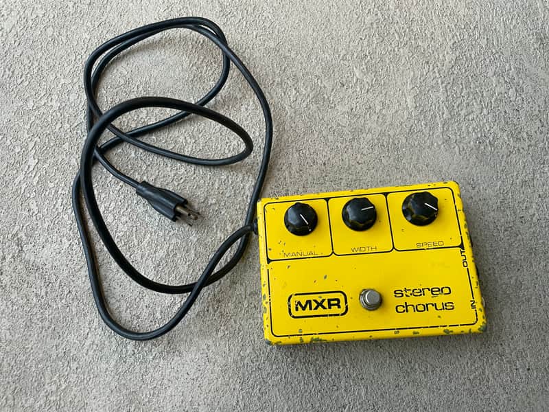 Vintage 1980 MXR Stereo Chorus guitar pedal mains powered 110v image 1