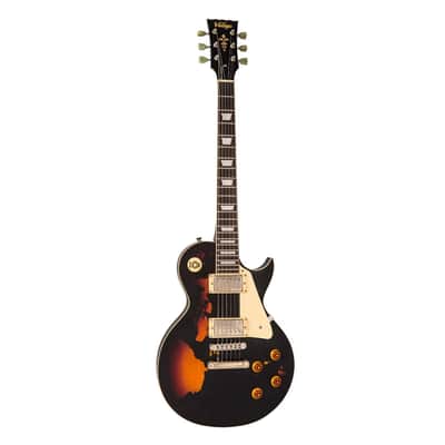 Vintage Icon Series V100 Distressed Two Color - Black over Sunburst image 2