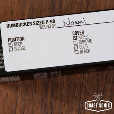 Mojotone Humbucker Sized P-90 Neck Pickup Nickel image 2