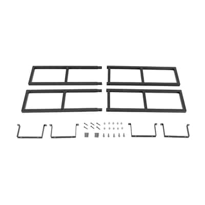 2-Pack Floating Wall CD & Music Media Shelves – Large Metal Racks for Albums, DVDs & Studio Archives image 2