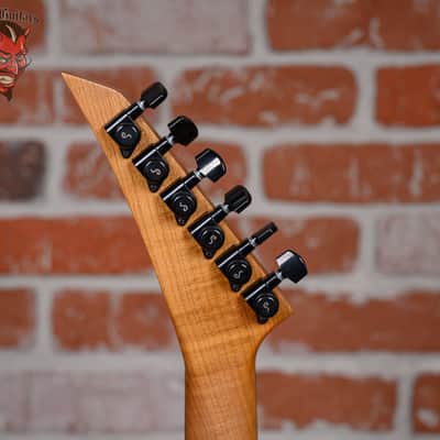 Immagine Jackson USA Custom Shop RR1 HS TOM Rhoads Flame Maple Slab Top Amber Lager Burst 2024 w/OHSC (B-Stock) - 10