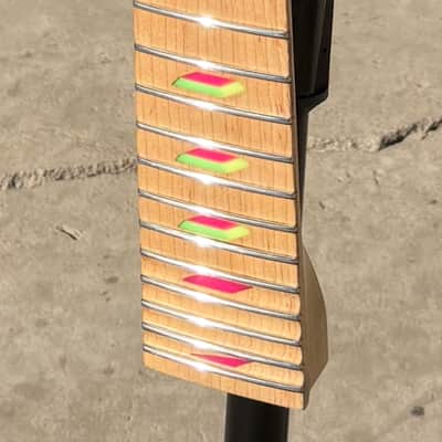 NECK ONLY Custom Replica Guitar Pyramid Maple Neck 7 string UV777GR Steve Vai Ibanez UV Universe type image 16