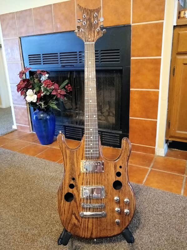 Wood Grain Semi Hollow Guitar - DEB Luthier Build image 1