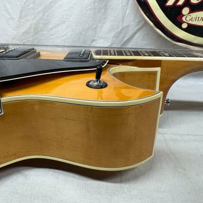 Yamaha AE-11 ae11 Archtop Electric Hollowbody Guitar with Case - Natural image 16