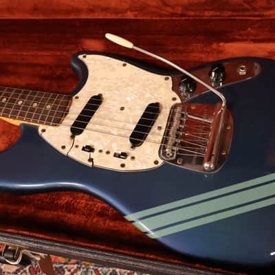 Fender 1973 Competition Mustang Blue OHSC image 9