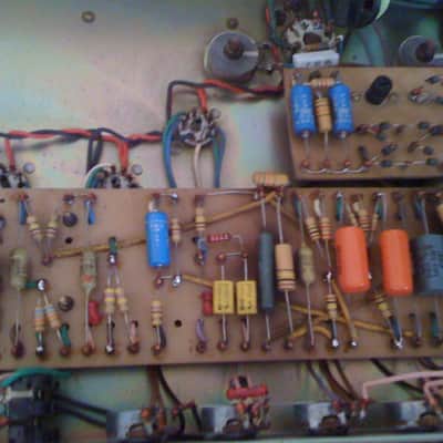 1972 Marshall Major for Lead Guitar in Orig Orange Color tolex - Pulsonic - Full Stack! Super Rare! image 13
