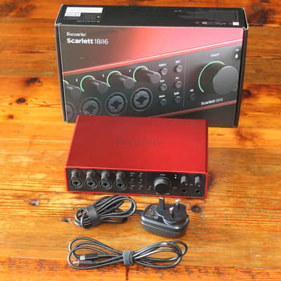 Focusrite Scarlett 18i16 4th Gen USB Audio Interface 2024 - Present - Red Bild 4