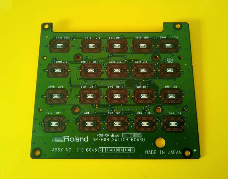 Roland Sp 808 / Sp 808Ex - Switch board (not ship outside Europe) image 1