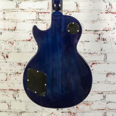 Gibson - Les Paul Standard 50s Figured Top - Electric Guitar - Blueberry Burst - w/ Hardshell Case image 5