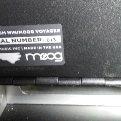 Moog MiniMoog Voyager Aluminum Edition 2015 Aluminum SERIAL #13! image 6