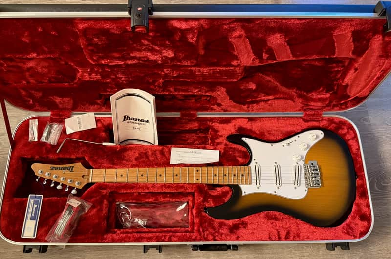 Ibanez ATZ100-SBT - BRAND NEW- Andy Timmons Signature Sunburst Flat - MIJ FujiGen image 1