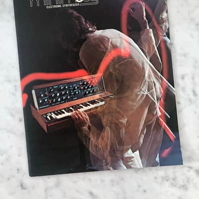 Moog Mini moog brochure catalog  1974 image 1