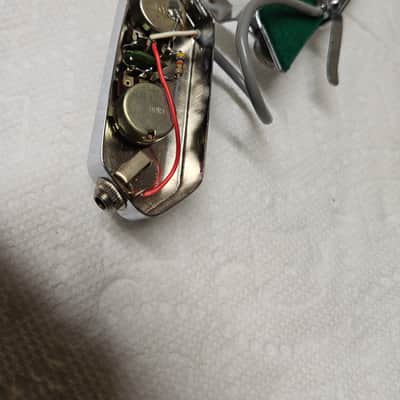 Kent Vintage guitar pickup  with  volume  and tone  controls Circa  1960,s - Chrome image 3