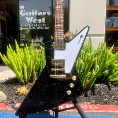 ESP Explorer 1997 Black MX 250 II with Custom Inlay | Reverb