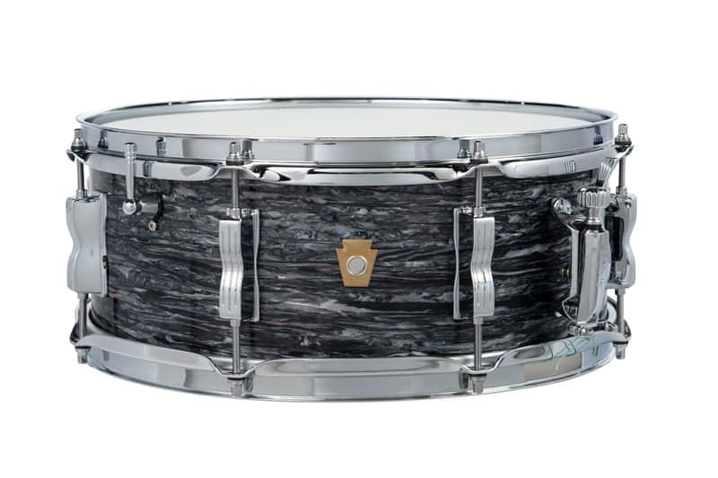 Ludwig *Pre-Order* Legacy Mahogany Vintage Black Oyster Jazz Fest 5.5x14" Snare Drum | Made in the USA | NEW | Special Order | Authorized Dealer image 1