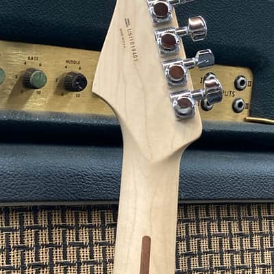 Fender American Select Mahogany Stratocaster HSS with Rosewood Fretboard - 2011 - Crimson Red Transparent image 6